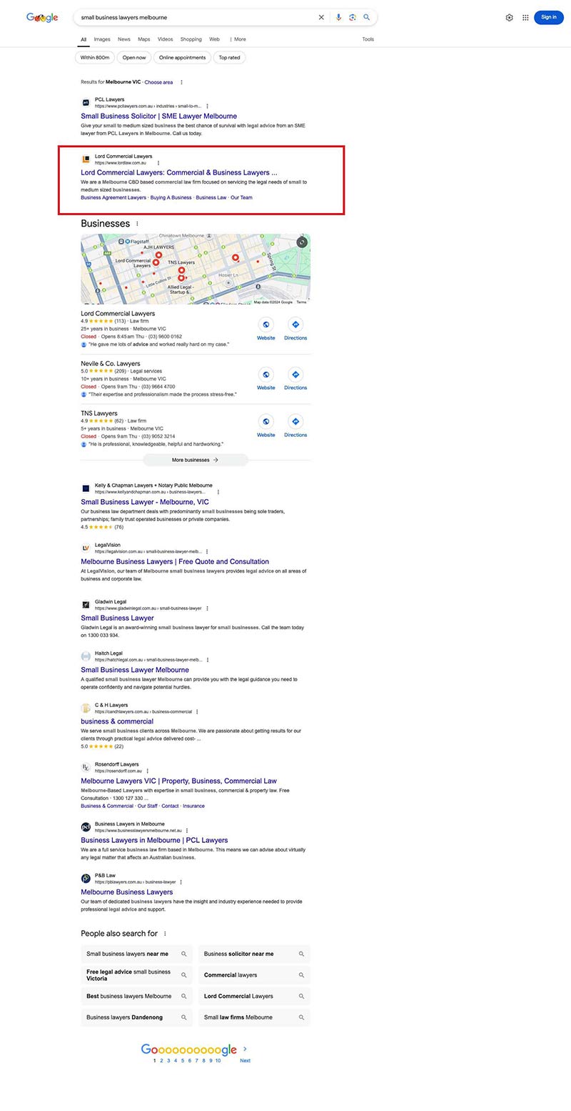 seo optimisation specialist in melbourne with fitness wellness industry experience