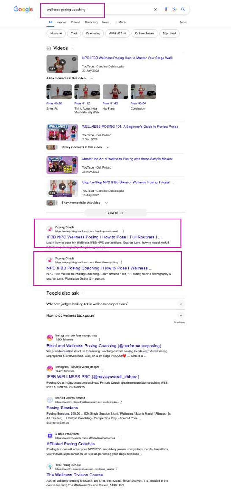 seo optimisation specialist in melbourne with fitness wellness industry experience