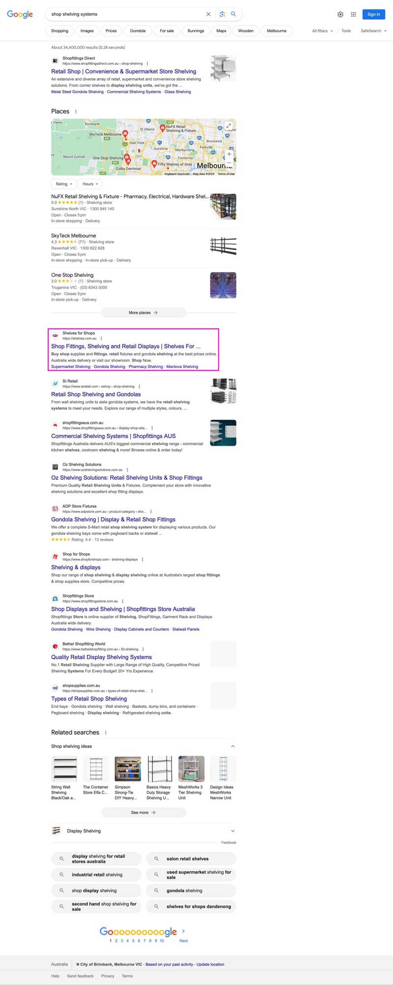 search optimisation specialist with ecommerce experience